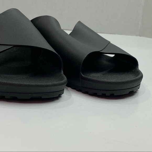 Okabashi Women’s Black Sandals Slides Sz Large New - Picture 3 of 10